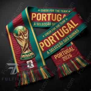 Portugal National Football Team Global Soccer Event 2026 Scarf