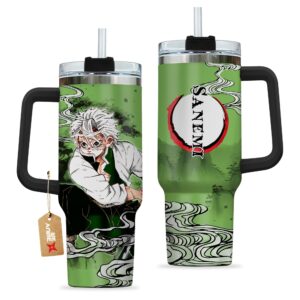 Unisex Sanemi Shinazugawa Kimestu no Yaiba Demon Slayer Anime Graphic Tumbler for Anime Fans