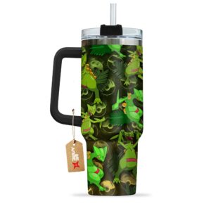 Unisex Sceptile Pokemon Anime Graphic Tumbler for Anime Fans