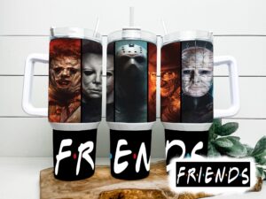 Serial Killers Horror Tumbler Graphic Tumbler for Movie Fans
