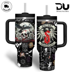 Shinedown Music Graphic Tumbler With Handle for Music Fans