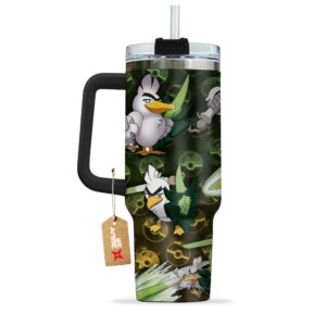 Unisex Sirfetchâ€™d Pokemon Anime Graphic Tumbler for Anime Fans