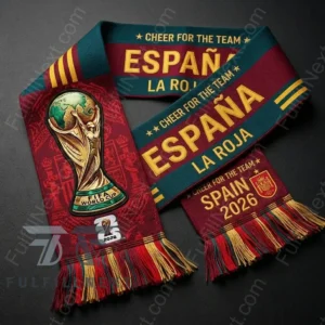 Spain National Football Team Global Soccer Event 2026 Scarf