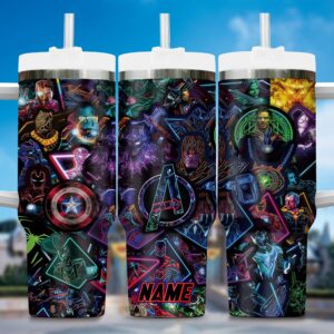 Unisex Super Heroes Tumbler Graphic Tumbler for Movie Fans