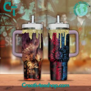 Unisex Supernatural Tumbler Graphic Tumbler for Movie Fans