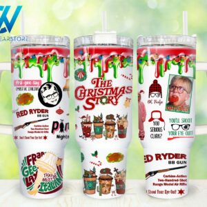 Unisex The Christmas Story Tumbler Graphic Tumbler for Movie Fans