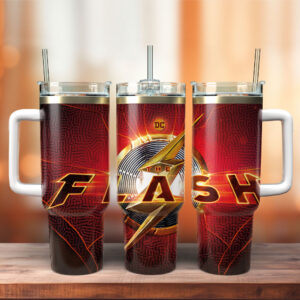 Unisex The Flash Tumbler Graphic Tumbler for Movie Fans