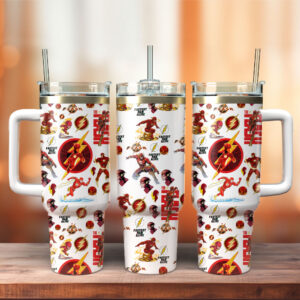 Unisex The Flash Superhero Tumbler Graphic Tumbler for Movie Fans