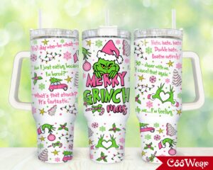The Grinch Tumbler Graphic Tumbler for Movie Fans
