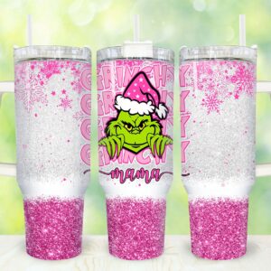 Unisex The Grinch Tumbler Graphic Tumbler for Movie Fans