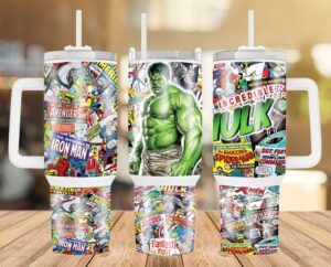 The Incredible Hulk Marvel Tumbler Graphic Tumbler for Movie Fans
