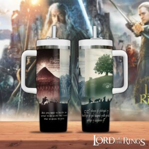 Unisex The Lord of the Rings Tumbler Graphic Tumbler for Movie Fans