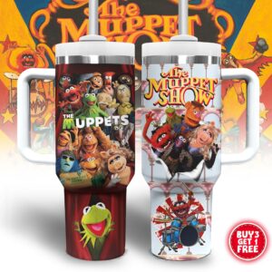 The Muppets Music Graphic Tumbler With Handle for Music Fans