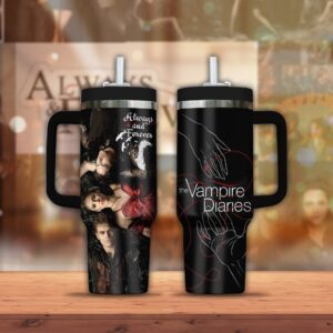 Unisex The Vampire Diaries Tumbler Graphic Tumbler for Movie Fans