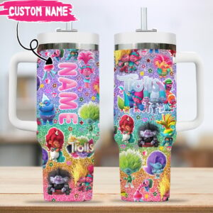 Unisex Trolls Tumbler Graphic Tumbler for Movie Fans
