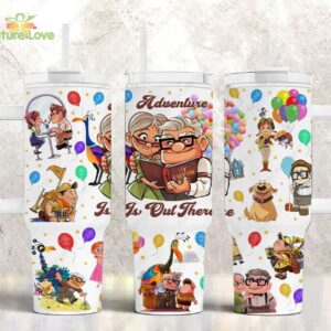 Unisex Up Tumbler Graphic Tumbler for Movie Fans