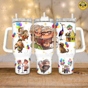 Unisex Up Tumbler Graphic Tumbler for Movie Fans