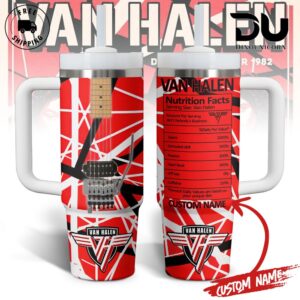 Van Halen Music Graphic Tumbler With Handle for Music Fans