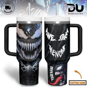 Venom Movies Graphic Tumbler With Handle for Movie Fans