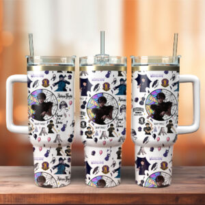 Unisex Wednesday Tumbler Graphic Tumbler for Movie Fans