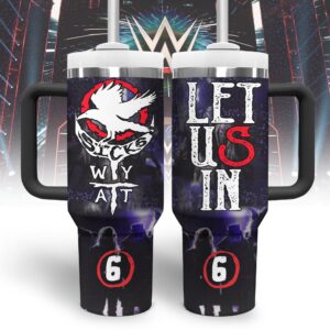 Wyatt Sick 6 Music Graphic Tumbler With Handle for Music Fans