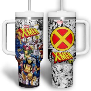 Unisex X-Men Tumbler Graphic Tumbler for Movie Fans