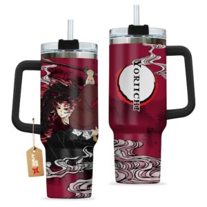 Unisex Yoriichi Tsugikuni Kimestu no Yaiba Demon Slayer Anime Graphic Tumbler for Anime Fans