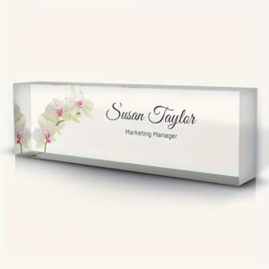 Personalized Daisy Teacher Desk Name Plate