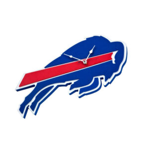 Buffalo Bills Football Team Logo Home Decorative Wall Clock for Fans and Sports Room Decor