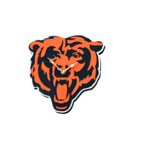Chicago Bears Football Team Logo Home Decorative Wall Clock for Fans and Sports Room Decor