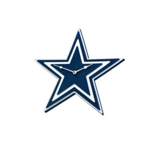 Unique Dallas Cowboys Football Star Logo Home Decorative Wall Clock for Fans and Sports Room Decor