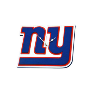 New York Giants Football Team Logo Home Decorative Wall Clock for Fans and Sports Room Decor