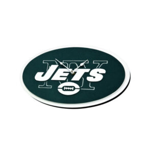 New York Jets Football Oval Logo Home Decorative Wall Clock for Fans and Sports Room Decor