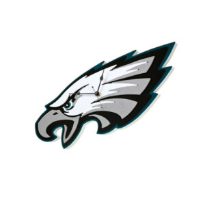 Unique Philadelphia Eagles Football Team Logo Home Decorative Wall Clock for Fans and Sports Room Decor