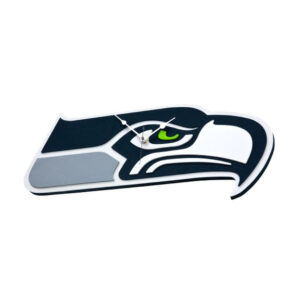 Unique Seattle Seahawks Football Team Logo Home Decorative Wall Clock for Fans and Sports Room Decor