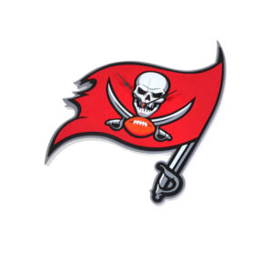 Unique Tampa Bay Buccaneers Football Flag Logo Home Decorative Wall Clock for Fans and Sports Room Decor