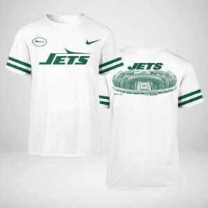 Unisex New York Jets White Out Uniform Shirt for Football Fans