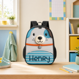 Custom Printed Back-to-School Backpack for Students with Personalized Name