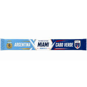 Global Soccer Event 2026 Argentina Vs Cabo Verde Scarf Version 4