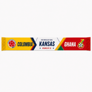 Global Soccer Event 2026 Colombia Vs Ghana Scarf Version 5