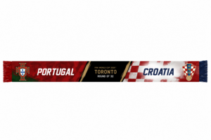 Global Soccer Event 2026 Portugal Vs Croatia Scarf Version 1