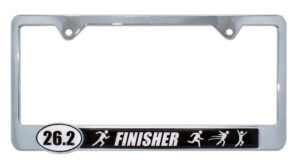 26.2 Marathon Finisher 2026 License Plate Frame