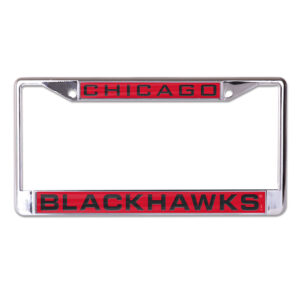 Chicago Blackhawks Team 2026 License Plate Frame for Hockey Fans