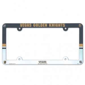 Vegas Golden Knights Full Color 2026 License Plate Frame Frame for Hockey Fans