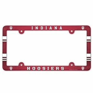Indiana Hoosiers Full Color 2026 License Plate Frame Frame for College Sports Fans