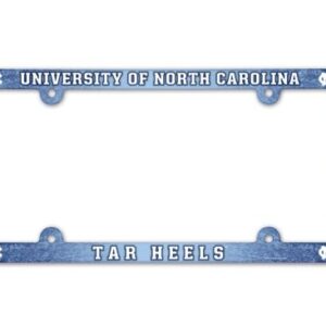North Carolina Tar Heels Team 2026 License Plate Frame for College Sports Fans