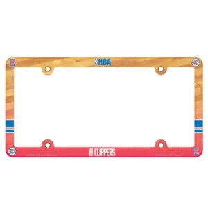 Los Angeles Clippers Full Color 2026 License Plate Frame Frame for Basketball Fans