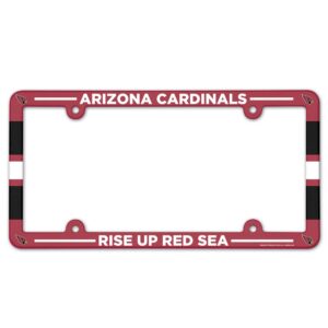 Arizona Cardinals Full Color 2026 License Plate Frame Frame for Football Fans