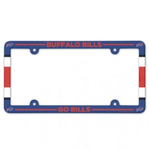 Buffalo Bills Full Color 2026 License Plate Frame Frame for Football Fans