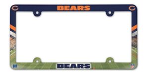 Chicago Bears Full Color 2026 License Plate Frame Frame for Football Fans